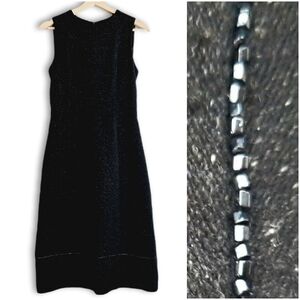 BCBG MAXAZRIA Classic Sheath Midi Dress Sleeveless Knee Length Classic Gray Sz 4